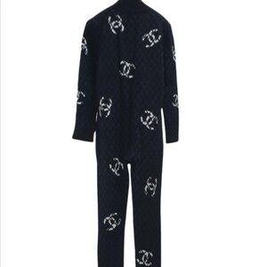 Chanel Runway Cashmere wool quilted 2021 jumpsuit